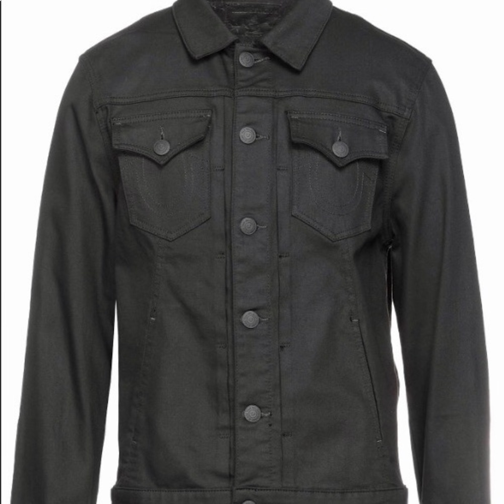 Men’s Dylan True Religion Black Denim Jacket
